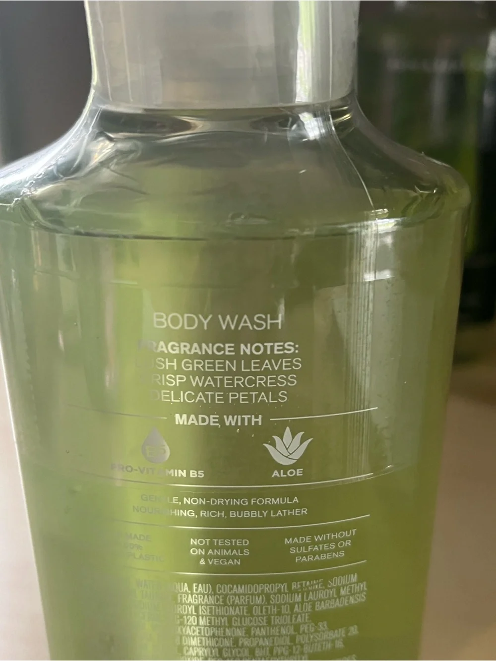 Two New Bath & Body Works Rain Kissed Leaves Body Washes